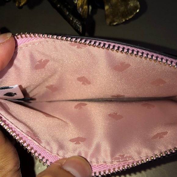 KATE♠️SPADE LOLA PINK GLITTER SATCHEL & WALLET - Picture 12 of 13